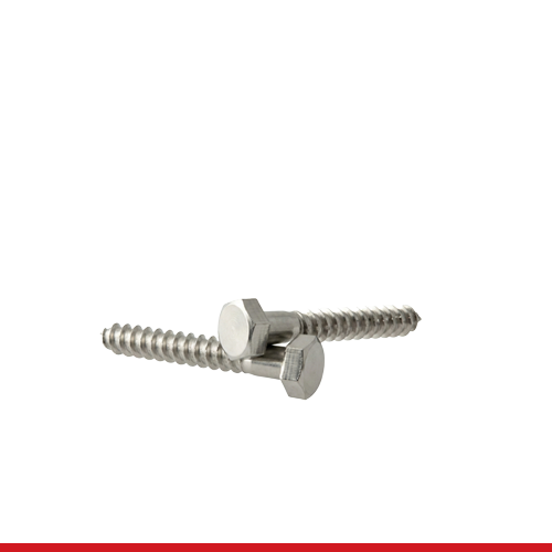 LBH06255X300M 5/8"-5 X 3" SS A2 (18-8) HEX LAG SCREW